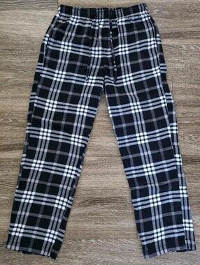 Sonoma Black & White Plaid Lounge Pants – Size Small 🖤🤍